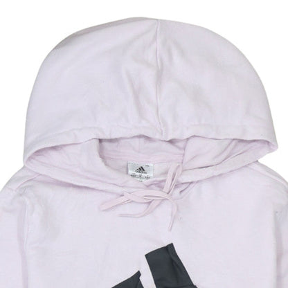 Womens UK Size 12-14 adidas Pink Pullover Hoodie