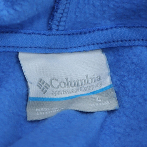 Womens UK Size L Columbia Blue Pullover Hoodie