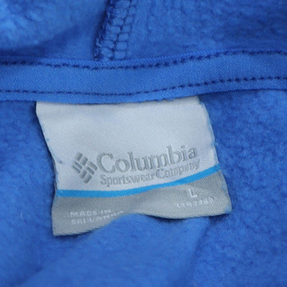 Womens UK Size L Columbia Blue Pullover Hoodie