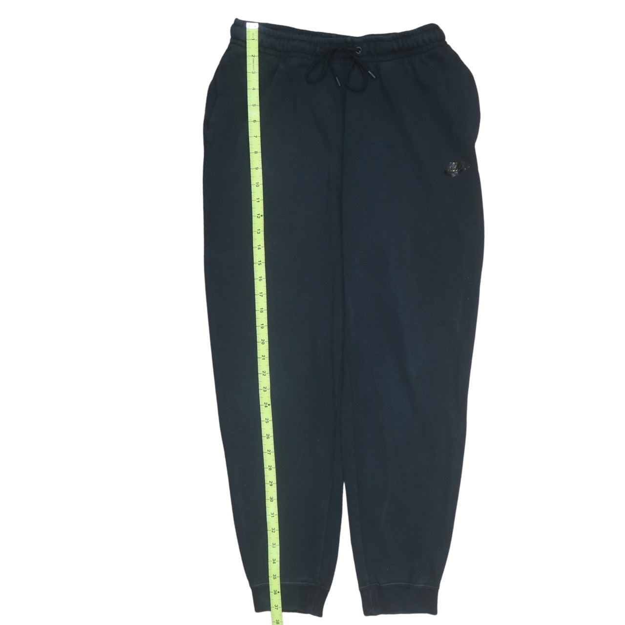 Mens UK Size M Nike Regular Fit Jogger Black Trousers