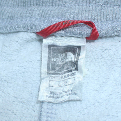 The North Face Boys Grey Jogger Trousers L Fleece Elastic Waist Activewear