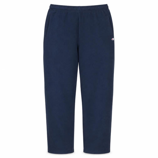 Champion Men's Blue Fleece Sweatpants Size L Elastic Waist Joggers