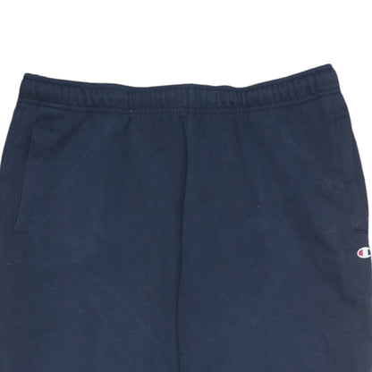 Champion Men's Blue Fleece Sweatpants Size L Elastic Waist Joggers