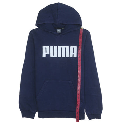 Boys UK Size 16 Years PUMA Blue Pullover Hoodie