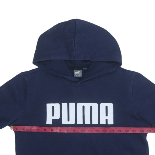Boys UK Size 16 Years PUMA Blue Pullover Hoodie