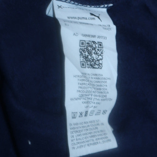 Boys UK Size 16 Years PUMA Blue Pullover Hoodie