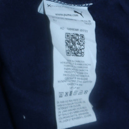 Boys UK Size 16 Years PUMA Blue Pullover Hoodie