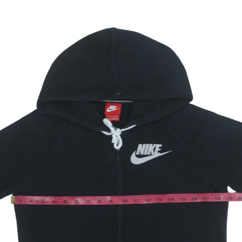 Mens UK Size S Nike Black Full Zip Hoodie