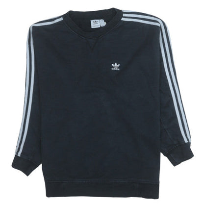 Womens UK Size 10 adidas Black Pullover Sweatshirt