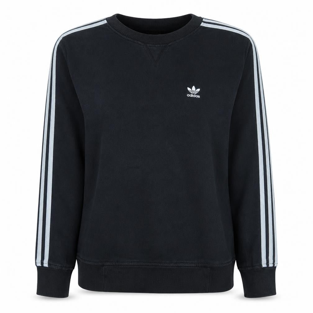 Womens UK Size 10 adidas Black Pullover Sweatshirt