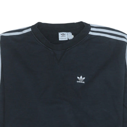 Womens UK Size 10 adidas Black Pullover Sweatshirt