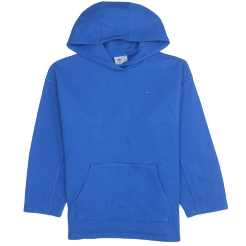 Mens UK Size L adidas Blue Pullover Hoodie