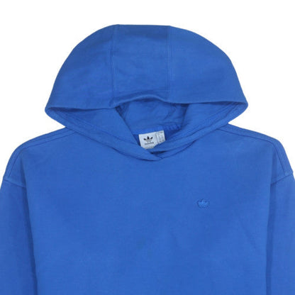 Mens UK Size L adidas Blue Pullover Hoodie