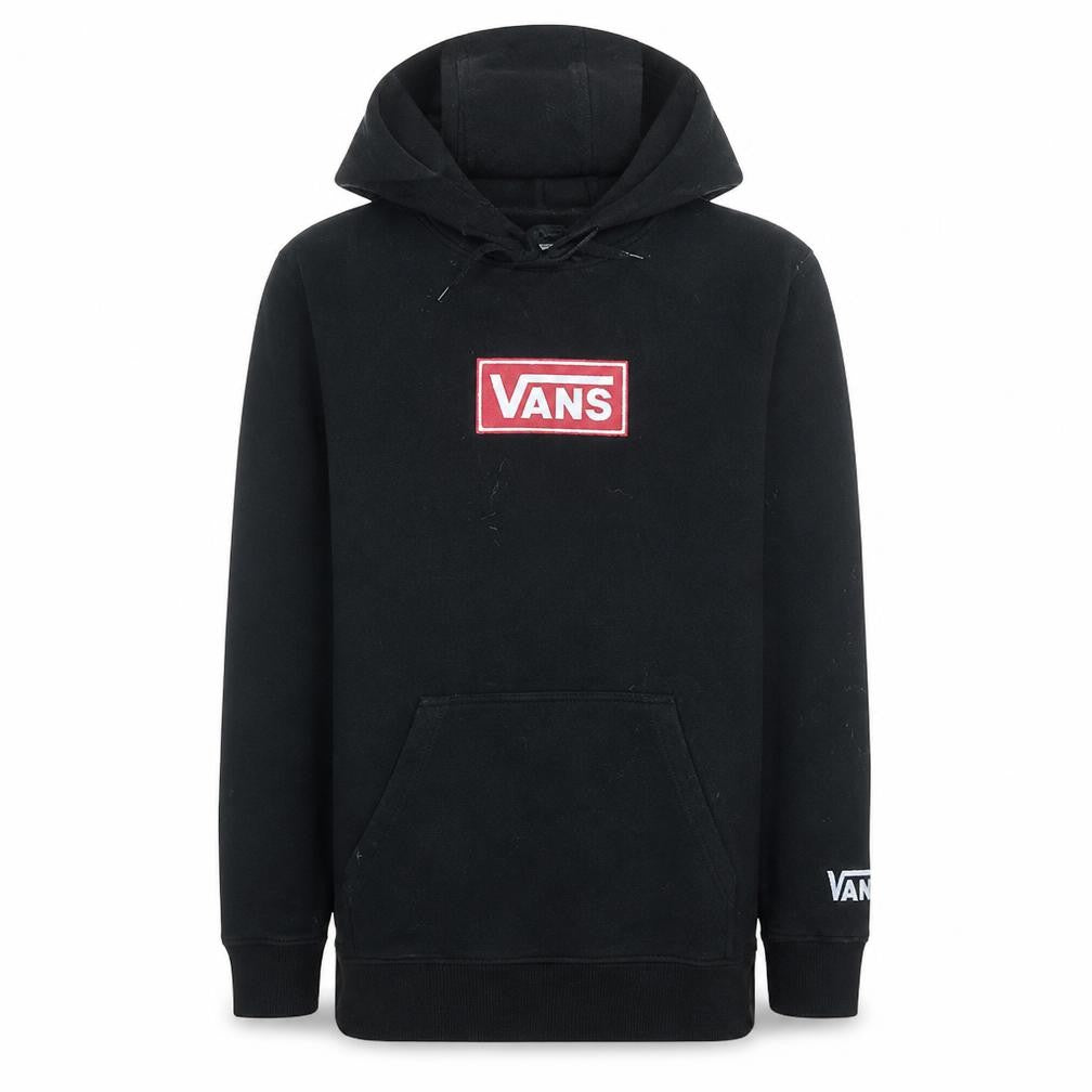 Mens UK Size S VANS Black Pullover Hoodie