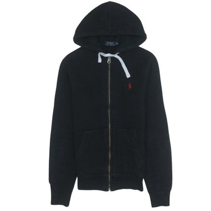 Mens UK Size XS Ralph Lauren Black Full Zip Hoodie
