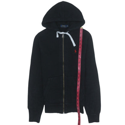 Mens UK Size XS Ralph Lauren Black Full Zip Hoodie
