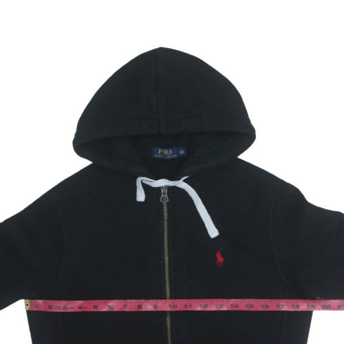 Mens UK Size XS Ralph Lauren Black Full Zip Hoodie