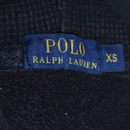 Mens UK Size XS Ralph Lauren Black Full Zip Hoodie