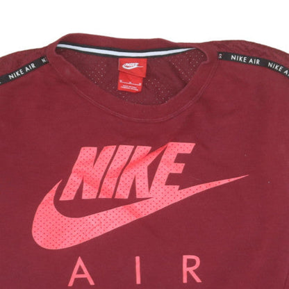 Mens UK Size M Nike Red Pullover Sweatshirt
