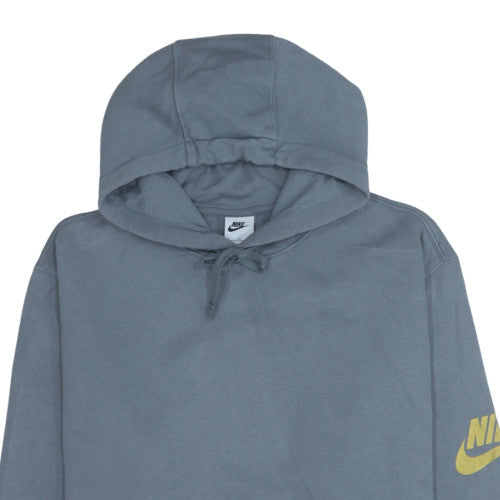 Mens UK Size XL Nike Blue Pullover Hoodie