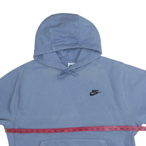 Womens UK Size M Nike Blue Pullover Hoodie