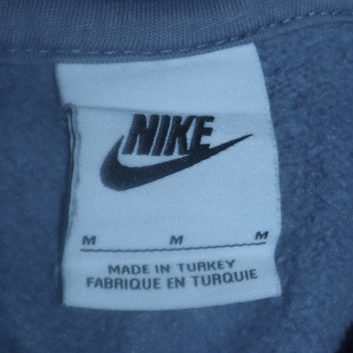 Womens UK Size M Nike Blue Pullover Hoodie