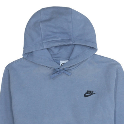 Womens UK Size M Nike Blue Pullover Hoodie