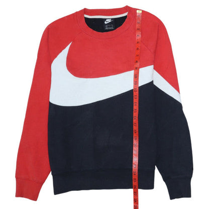 Mens UK Size S Nike Red Pullover Sweatshirt