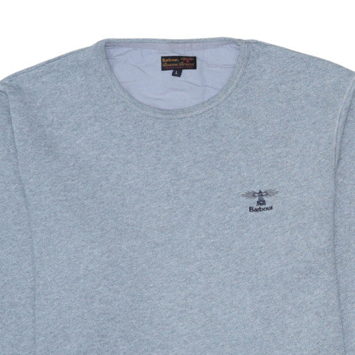 Mens UK Size L Barbour Grey Pullover Sweatshirt