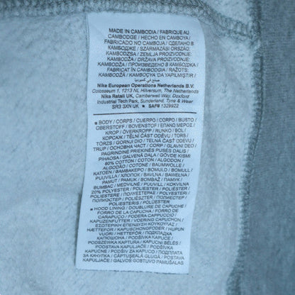 Womens UK Size M Nike Grey Pullover Hoodie