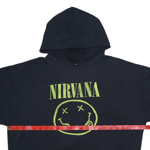 Womens UK Size L Boohoo Black Pullover Hoodie