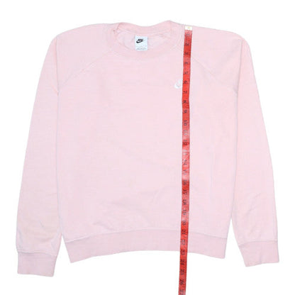 Womens UK Size L Nike Pink Pullover Sweatshirt