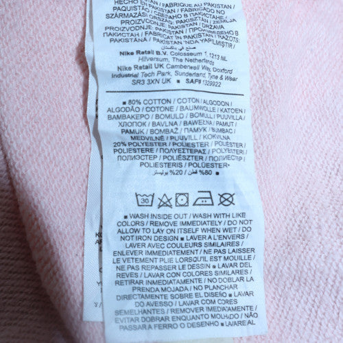 Womens UK Size L Nike Pink Pullover Sweatshirt