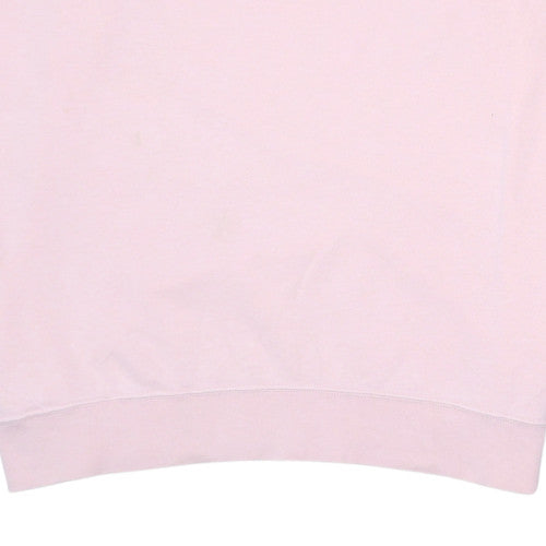 Womens UK Size L Nike Pink Pullover Sweatshirt