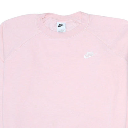 Womens UK Size L Nike Pink Pullover Sweatshirt