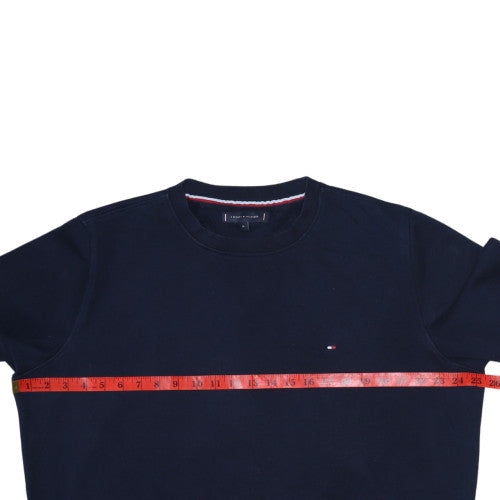 Womens UK Size XL Tommy Hilfiger Blue Pullover Sweatshirt