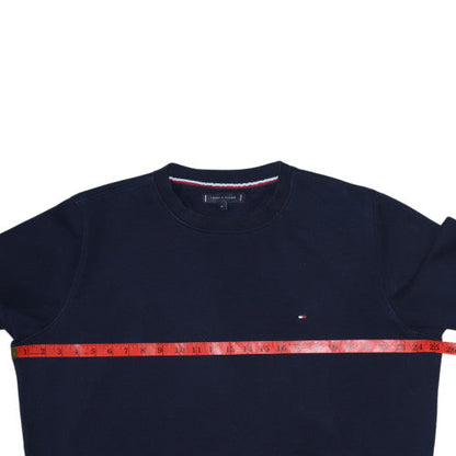 Womens UK Size XL Tommy Hilfiger Blue Pullover Sweatshirt