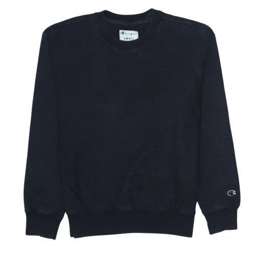 Womens UK Size S Champion Black Pullover Sweatshirt