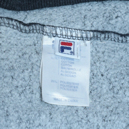 Mens UK Size S FILA Black Pullover Hoodie