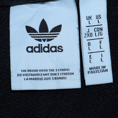 Mens UK Size L adidas Black Pullover Sweatshirt