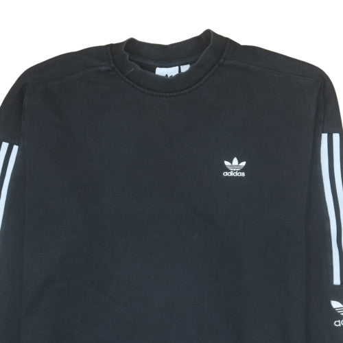 Mens UK Size L adidas Black Pullover Sweatshirt