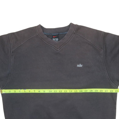 Womens UK Size M Nike Black Pullover Sweatshirt