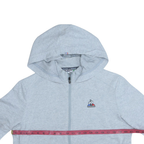 Mens UK Size XL le coq sportif Grey Full Zip Hoodie