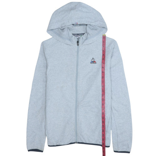 Mens UK Size XL le coq sportif Grey Full Zip Hoodie