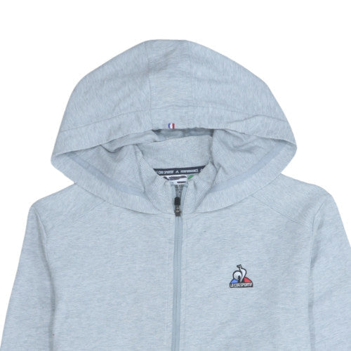 Mens UK Size XL le coq sportif Grey Full Zip Hoodie
