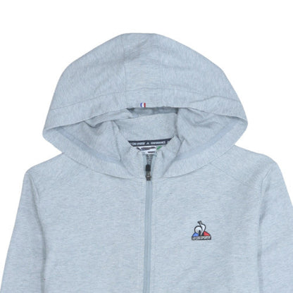 Mens UK Size XL le coq sportif Grey Full Zip Hoodie