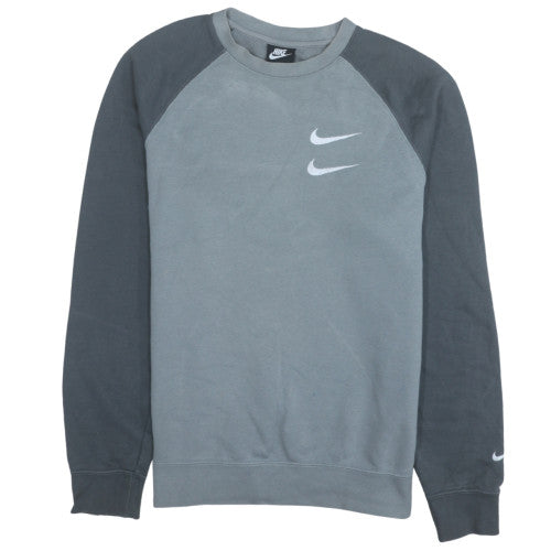 Mens UK Size M Nike Grey Pullover Sweatshirt