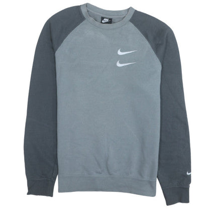Mens UK Size M Nike Grey Pullover Sweatshirt