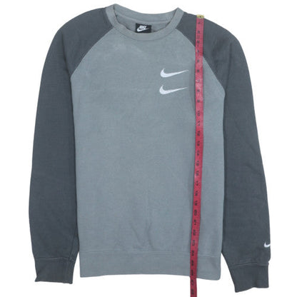 Mens UK Size M Nike Grey Pullover Sweatshirt