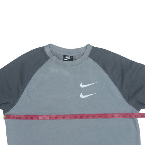 Mens UK Size M Nike Grey Pullover Sweatshirt